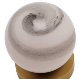 Hestia Marbled Glass Bronze Ball USB LED Touch Table Lamp in Gold - thumbnail 5