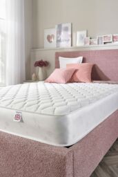 Aspire Quad Layer Natural Wool 900 Hybrid Mattress in White - Size: Small Single