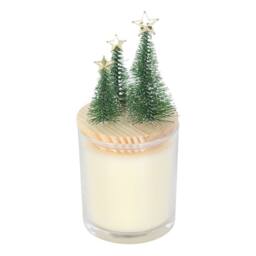 Something Different Merry & Bright Spiced Cinnamon Christmas Tree Candle in White - thumbnail 3