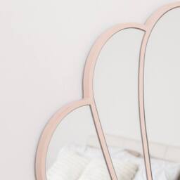 Melody Maison Large Pink Shell Shaped Wall Mounted Mirror - 60cm X 60cm - Size: 60 cm X 60 cm - thumbnail 2