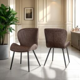 Seconique Quebec Chair( Set Of 4 ) in Brown