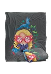 Warner Brothers Harry Potter Luna Lovegood Chibi Blanket 152 x 127 cm in White - thumbnail 2