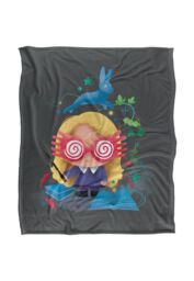 Warner Brothers Harry Potter Luna Lovegood Chibi Blanket 152 x 127 cm in White - thumbnail 1