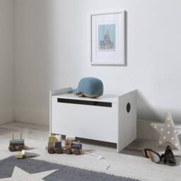 Nöa and Nani Ida Toy Box Organiser in White - thumbnail 1