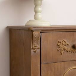 Melody Maison Large Wooden Sideboard Cupboard - Pays Du Bois Range in Brown - thumbnail 5