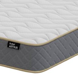Arthur Sleep Hotel Arthur 1000 Medium Firm Source 5 Mattress in White - Size: Double - thumbnail 1