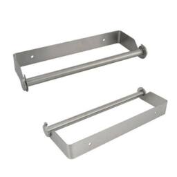 KORVIXA Stainless Steel Kitchen Towel Paper Roll Paper Holder in Silver - thumbnail 3