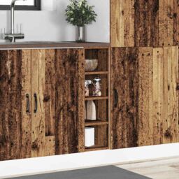Berkfield Home Bottom Cabinet Old Wood 20x44, 5x81, 5 cm Engineered Wood in Brown - thumbnail 3