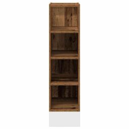 Berkfield Home Bottom Cabinet Old Wood 20x44, 5x81, 5 cm Engineered Wood in Brown - thumbnail 4