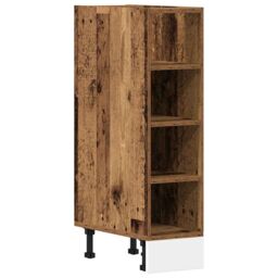 Berkfield Home Bottom Cabinet Old Wood 20x44, 5x81, 5 cm Engineered Wood in Brown - thumbnail 2