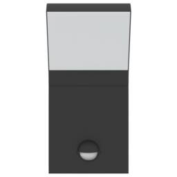 Berkfield Home Outdoor LED Wall Light with Sensor Black Die-cast Aluminium - thumbnail 5