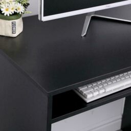 Home Source Computer Desk PC Laptop Table Home Office Study Workstation Gaming in Black - thumbnail 5