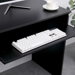 Home Source Computer Desk PC Laptop Table Home Office Study Workstation Gaming in Black - thumbnail 4