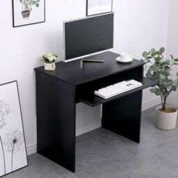 Home Source Computer Desk PC Laptop Table Home Office Study Workstation Gaming in Black - thumbnail 2