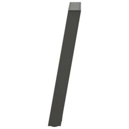 Berkfield Home vidXL Dining Table Legs U-Shaped 2 pcs Anthracite 60x(72-73) cm Steel in Black - thumbnail 6