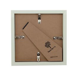 "Nicola Spring 3D Box Photo Frame - 6 x 6"" with 2 x 2"" Mount - Ivory Mount in White" - thumbnail 5