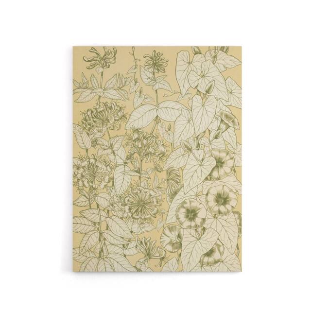"Artery8 Leaves From Nature No 9 Botanical Jones Vintage Canvas Wall Art in Beige - Size: W18"" x H24""" - image 1