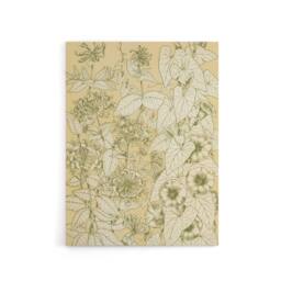 "Artery8 Leaves From Nature No 9 Botanical Jones Vintage Canvas Wall Art in Beige - Size: W18"" x H24""" - thumbnail 1