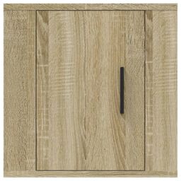 Berkfield Home Wall Mounted TV Cabinets 2 pcs Sonoma Oak 40x34.5x40 cm in Brown - thumbnail 6