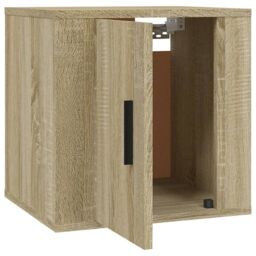 Berkfield Home Wall Mounted TV Cabinets 2 pcs Sonoma Oak 40x34.5x40 cm in Brown - thumbnail 8