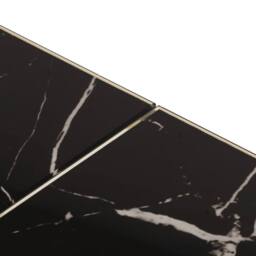 Berkfield Home Coffee Table Gold Stainless Steel & Tempered Glass - thumbnail 8