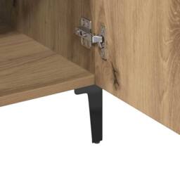 Berkfield Home Sideboard Artisan Oak 100x36x60 cm Engineered Wood in Brown - Size: 100 x 36 x 60 cm - thumbnail 8