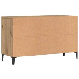 Berkfield Home Sideboard Artisan Oak 100x36x60 cm Engineered Wood in Brown - Size: 100 x 36 x 60 cm - thumbnail 7