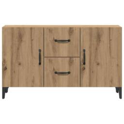 Berkfield Home Sideboard Artisan Oak 100x36x60 cm Engineered Wood in Brown - Size: 100 x 36 x 60 cm - thumbnail 5