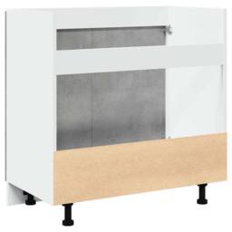 Berkfield Home Sink Bottom Cabinet Lyon Concrete Grey 80x46x81.5 cm Engineered Wood - thumbnail 8