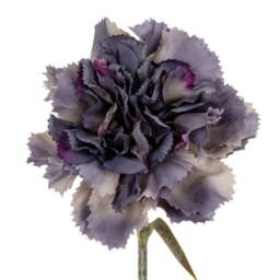 Lemon Pavilion Furniture and Decor Carnation Stem Artificial Flower - Plastic - L11 x W10 x H56 cm Purple - thumbnail 3