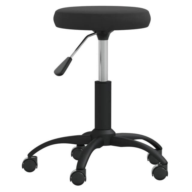 Berkfield Home Office Swivel Chair Black Velvet - image 1
