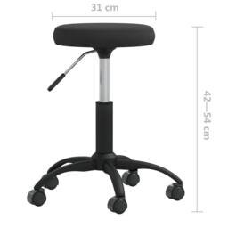 Berkfield Home Office Swivel Chair Black Velvet - thumbnail 7