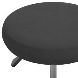Berkfield Home Office Swivel Chair Black Velvet - thumbnail 5