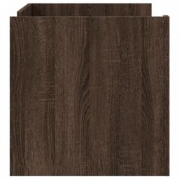 Berkfield Home Coffee Table Brown Oak 100x50x50 cm Engineered Wood - Size: 100 x 50 x 50 cm - thumbnail 5