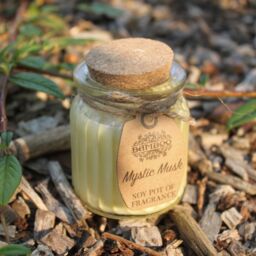 KDMD Mystic Musk Soy Pot of Fragrance Candles - (Set of 2) in Yellow - thumbnail 3