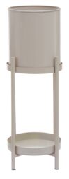 Orsina Two Tier Plant Stand, Versatile Display Garden Flower Stand, Lightweight Garden Plant Pot Stand in Natural - thumbnail 1