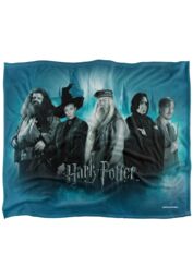 Harry Potter Hogwarts Teachers Officially Licensed Silky Touch Super Soft Throw Blanket 152x127 cm in White - thumbnail 1