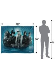 Harry Potter Hogwarts Teachers Officially Licensed Silky Touch Super Soft Throw Blanket 152x127 cm in White - thumbnail 5