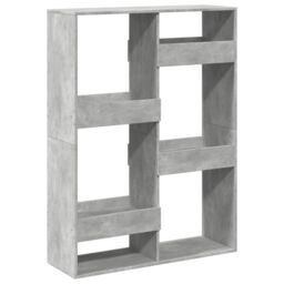 Berkfield Home Bookcase Concrete Grey 100x33x135 cm Engineered Wood - Size: 100 x 33 x 135 cm - thumbnail 2