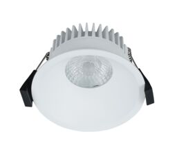 Nordlux Modern Indoor Downlight White Aluminium Intergrated LED Bathroom Safe - Mains Powered, IP44 - thumbnail 1