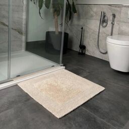 Allure Bath Fashions Elegance Reversible Heavyweight Shower Mat in Beige - thumbnail 2