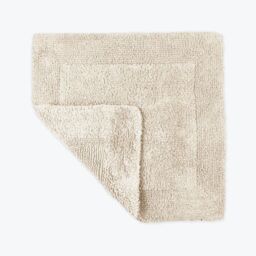 Allure Bath Fashions Elegance Reversible Heavyweight Shower Mat in Beige