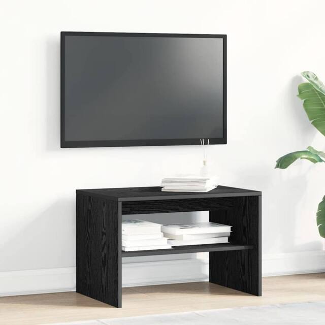 Berkfield Home TV Cabinet Black Oak 60x40x40 cm Engineered Wood - Size: 60 x 40 x 40 cm - image 1