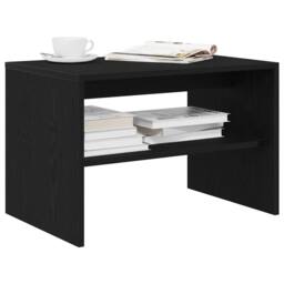 Berkfield Home TV Cabinet Black Oak 60x40x40 cm Engineered Wood - Size: 60 x 40 x 40 cm - thumbnail 2