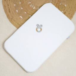The Tiny Bed Company Premium Foam Mattress To Fit Chicco Next2Me Crib 83 x 50cm in White - thumbnail 1