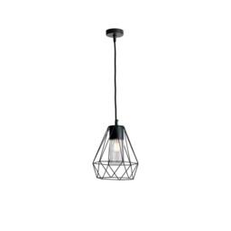 Netlighting MANDALA Outdoor Pendant Ceiling Light Black IP44 29.5cm