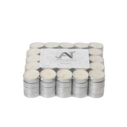 Aroma Naturals Unscented Tealight Candles (Pack of 100, 4-Hour Burn) in White - Size: 100 Pieces - thumbnail 3
