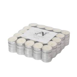 Aroma Naturals Unscented Tealight Candles (Pack of 100, 4-Hour Burn) in White - Size: 100 Pieces - thumbnail 4