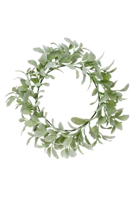 KDMD Lambs Ear Wreath 60cm Green Wreath design for everyday use - image 1