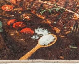 Berkfield Home Kitchen Rug Multicolour 60x180 cm Washable Anti Slip - Size: 100 cm diameter - thumbnail 6